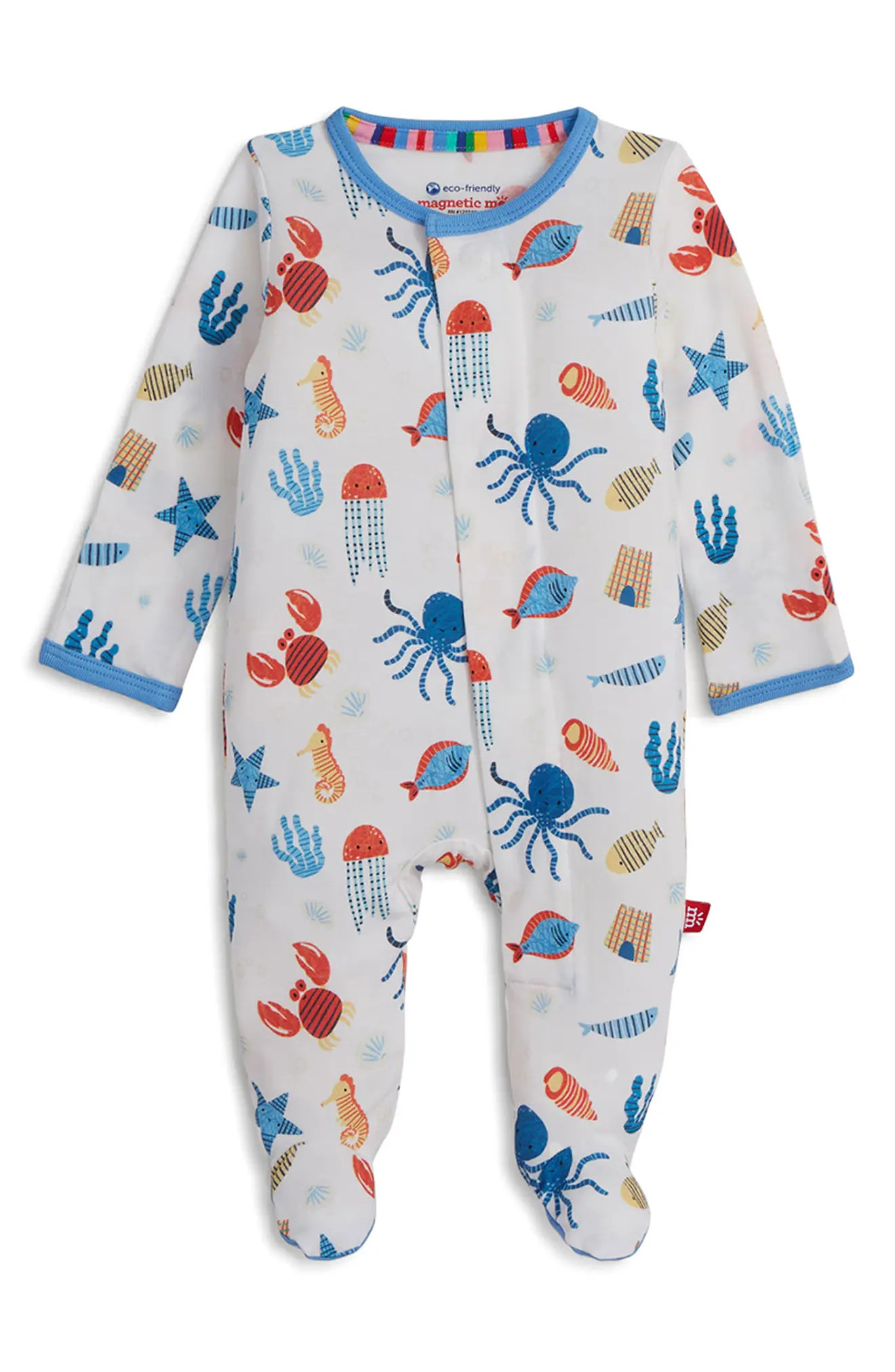 Magnetic Me Deep Chic Blue Magnetic Footie (Men) | Nordstrom | Nordstrom