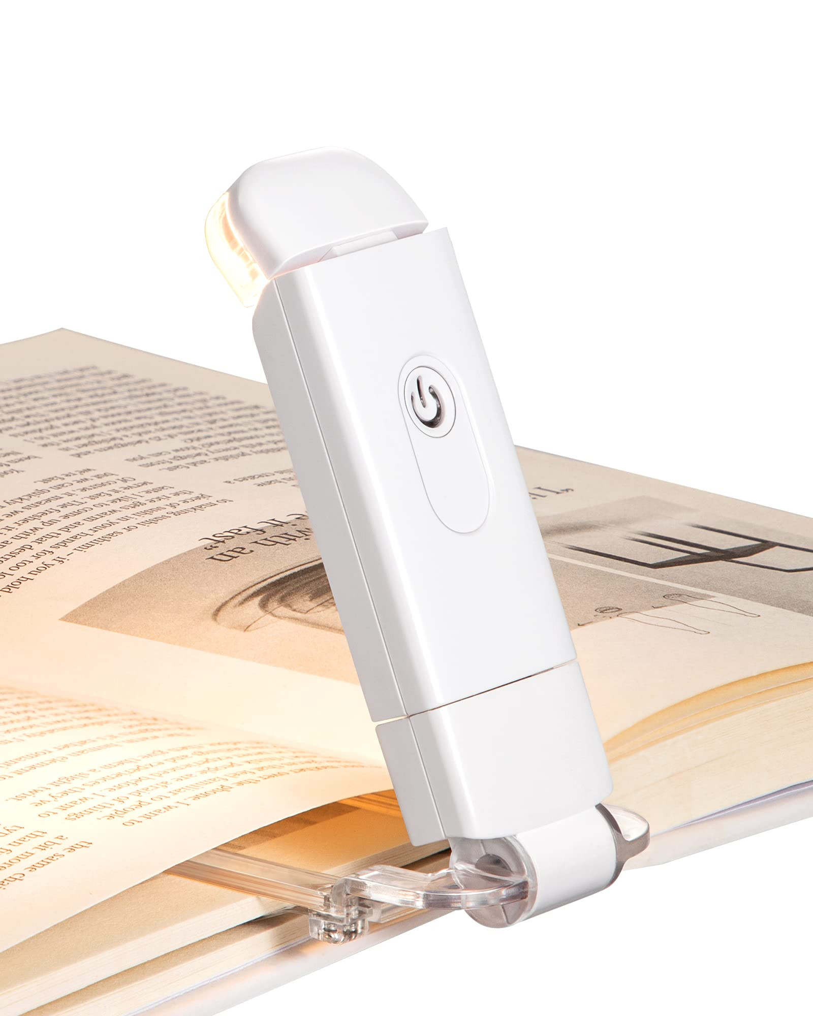 DEWENWILS USB Rechargeable Book Reading Light, 3000K Warm White, Brightness Adjustable Clip on LE... | Amazon (US)