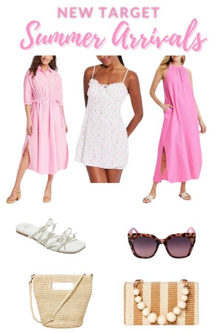 New target pink and white girly summer arrivals. Vacation outfit // summer dress 

#LTKFindsUnder100 #LTKSeasonal #LTKFindsUnder50