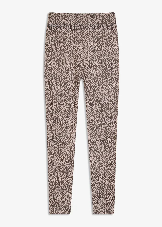 Thermo legging bruin-zwart luipaardprint | Bonprix NL (Influencer)