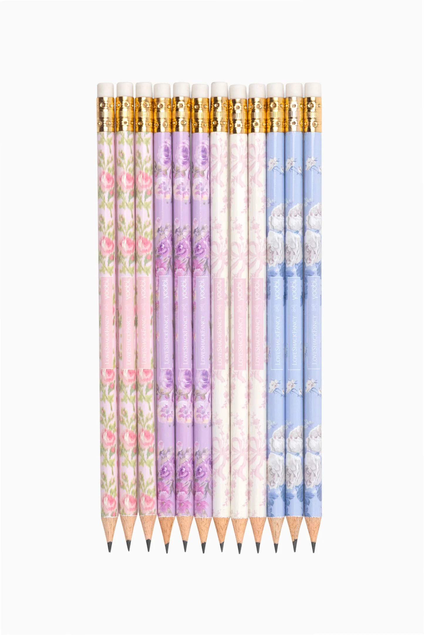 LoveShackFancy \u2502 Yoobi Blooming Heirloom 12 Pack No. 2 Pencils | LoveShackFancy