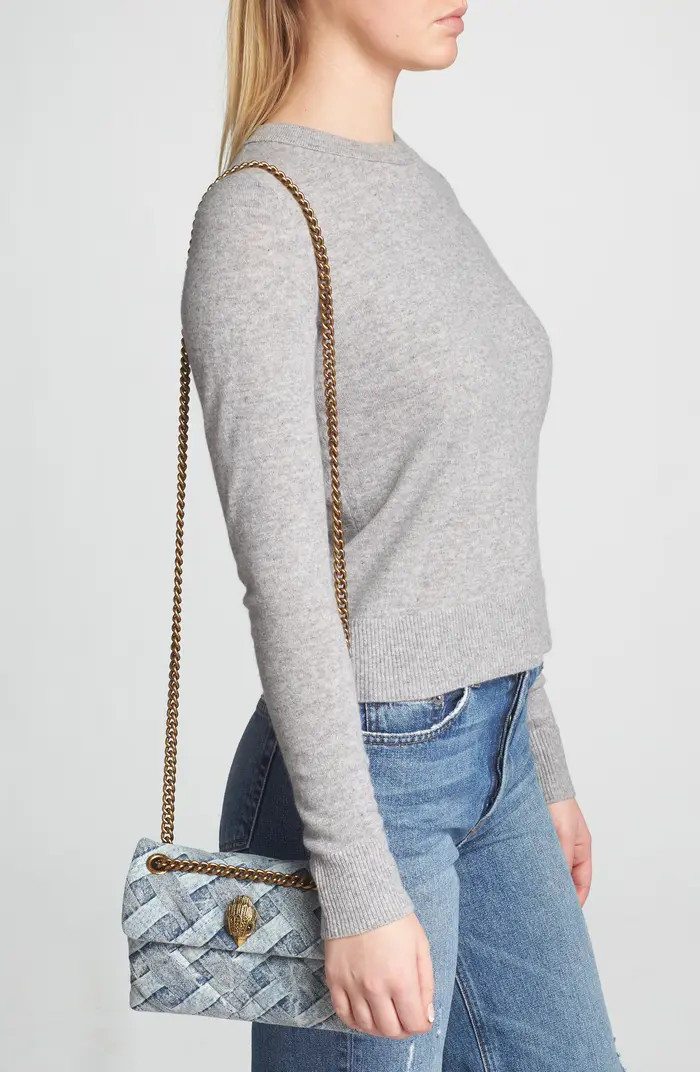 Mini Kensington Convertible Denim Crossbody Bag | Nordstrom