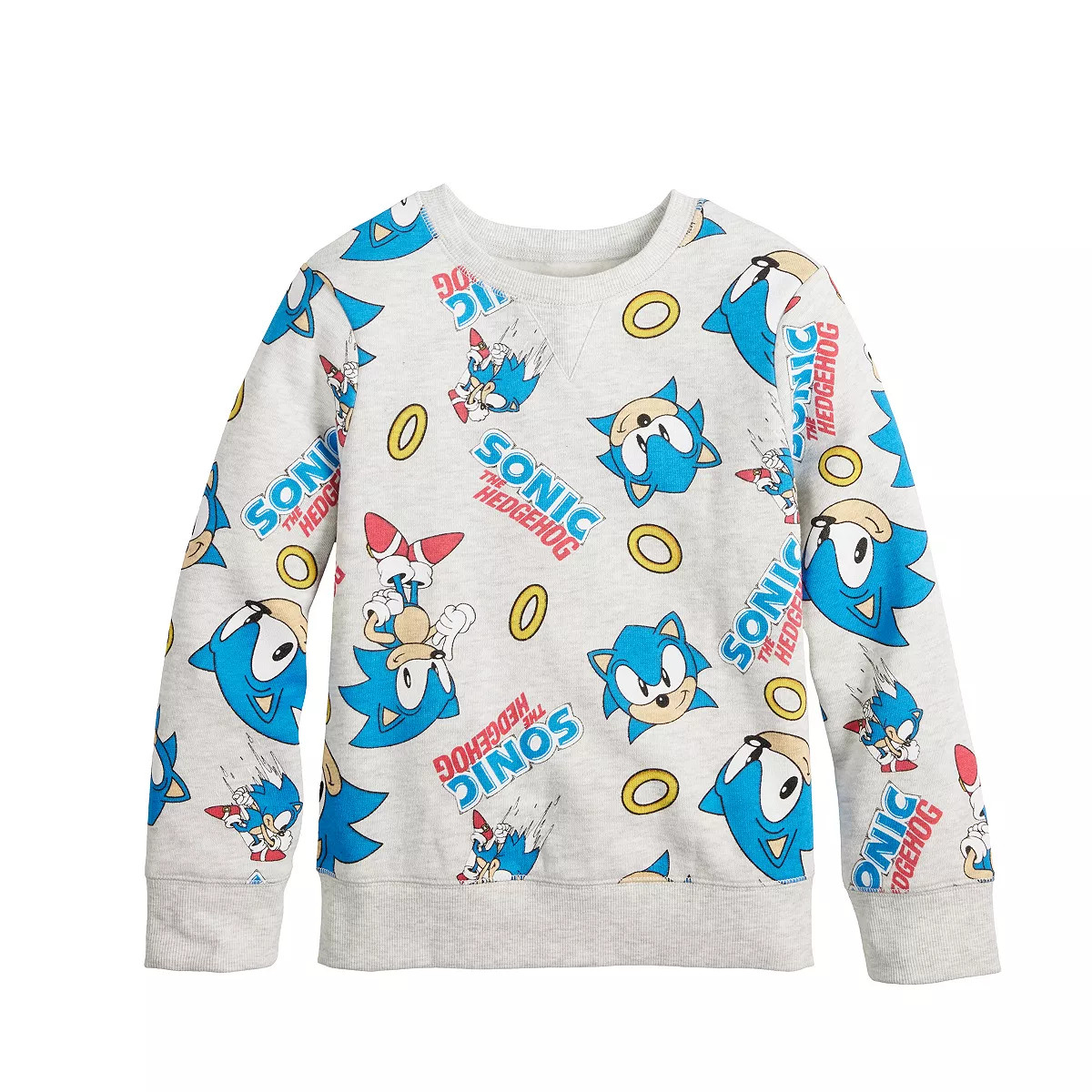 Boys 4-12 Jumping Beans® Sonic the Hedgehog Softest Fleece Long Sleeve Tee | Kohl's