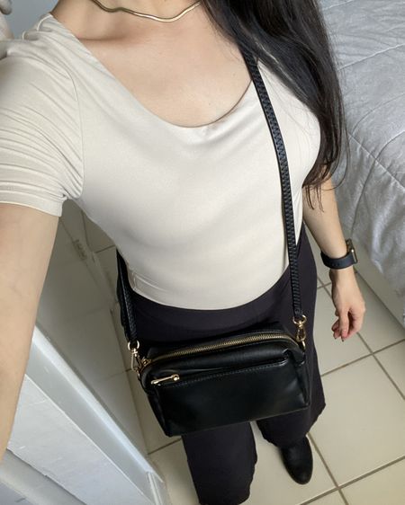 Bodysuit: small (Mica) // strapless sticky bra: B (but I think A would fit better) // wide leg pants: xs // loafers: 6M

Casual outfit, comfy, street wear, minimal, Amazon fashion finds 

#LTKItBag #LTKWorkwear #LTKShoeCrush