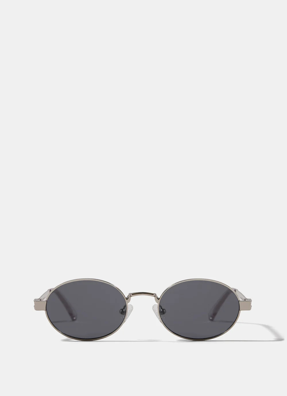 Le Specs Poseidon Deux Silver Tone Metal Sunglasses | Mint Velvet