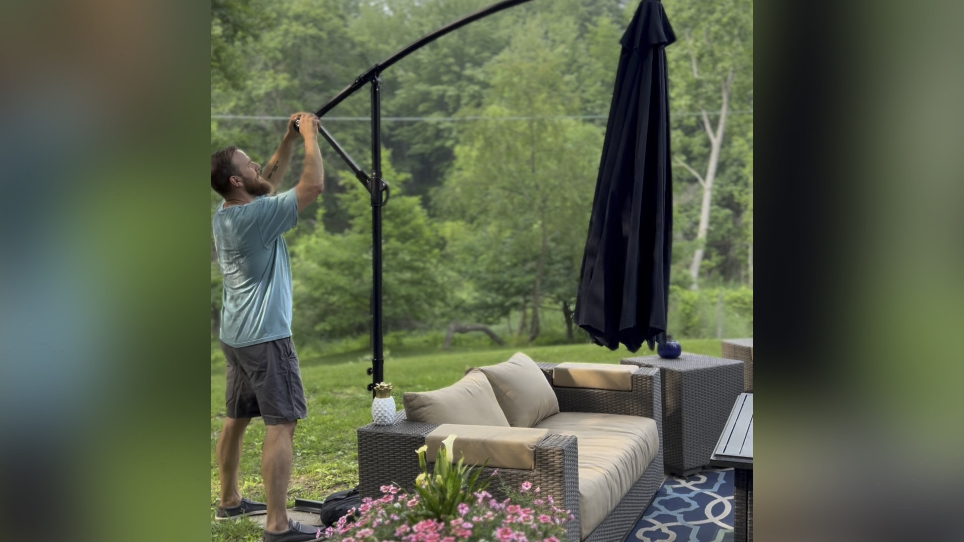 Hey outdoor lovers! 🌞 Get ready for the ultimate upgrade to your outdoor space with the Belmont Garden 9' Cantilever Umbrella with Base! 😍 

Now on sale for $119.95 + free shipping! 
Plus, first time customers can use code LTKXHSN for an extra $10 of their order! 

With a 9-foot canopy, it's your personal oasis from the hot summer sun! ☂️ No more squinting or sunburns while you relax outside.

And here's the game-changer: the innovative cantilever design! Say goodbye to annoying center poles that cramp your style! Arrange your furniture freely without any obstructions! 🪑✨

It’s super easy to use! The user-friendly crank mechanism makes opening and closing effortless. Opening it literally takes 20 seconds (see video!) The sturdy base keeps it stable, even on windy days! 💨 It comes equipped with a sandbag — just fill it up about half-way with sand and then relax with the peace of mind that it isn’t going anywhere! 

Now, let's talk shopping, friends! I always turn to Home Shopping Network (HSN) for the best products. 🛍️ They've got it all—top-notch quality, a huge selection, and incredible customer service! Need advice or recommendations? They've got your back! No need to leave your cozy couch. Just hop online, browse, order, and get reliable delivery! 📲💫

#ad #loveHSN #HSNinfluencer @hsn 


#LTKhome #LTKFind #LTKSeasonal
