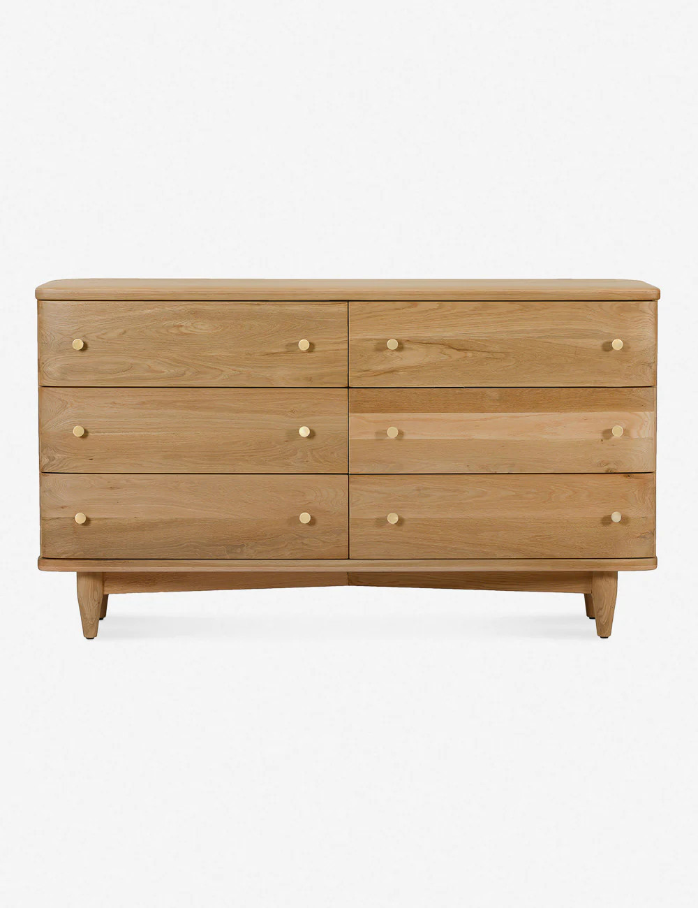 Shiloh 6-Drawer Dresser, Natural Oak | Lulu and Georgia 