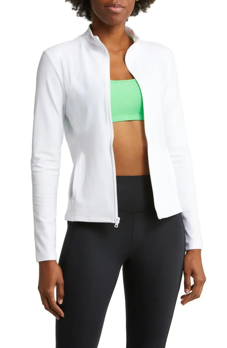 Beyond Yoga On the Go Mock Neck Jacket | Nordstrom | Nordstrom