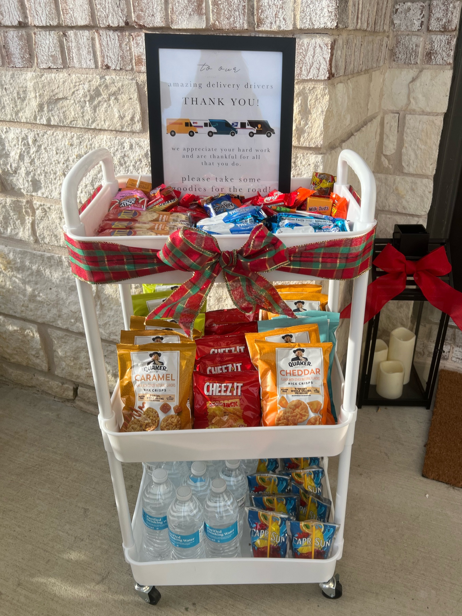 Delivery driver snack cart for the holidays 

#LTKfindsunder100 #LTKfindsunder50 #LTKHoliday
