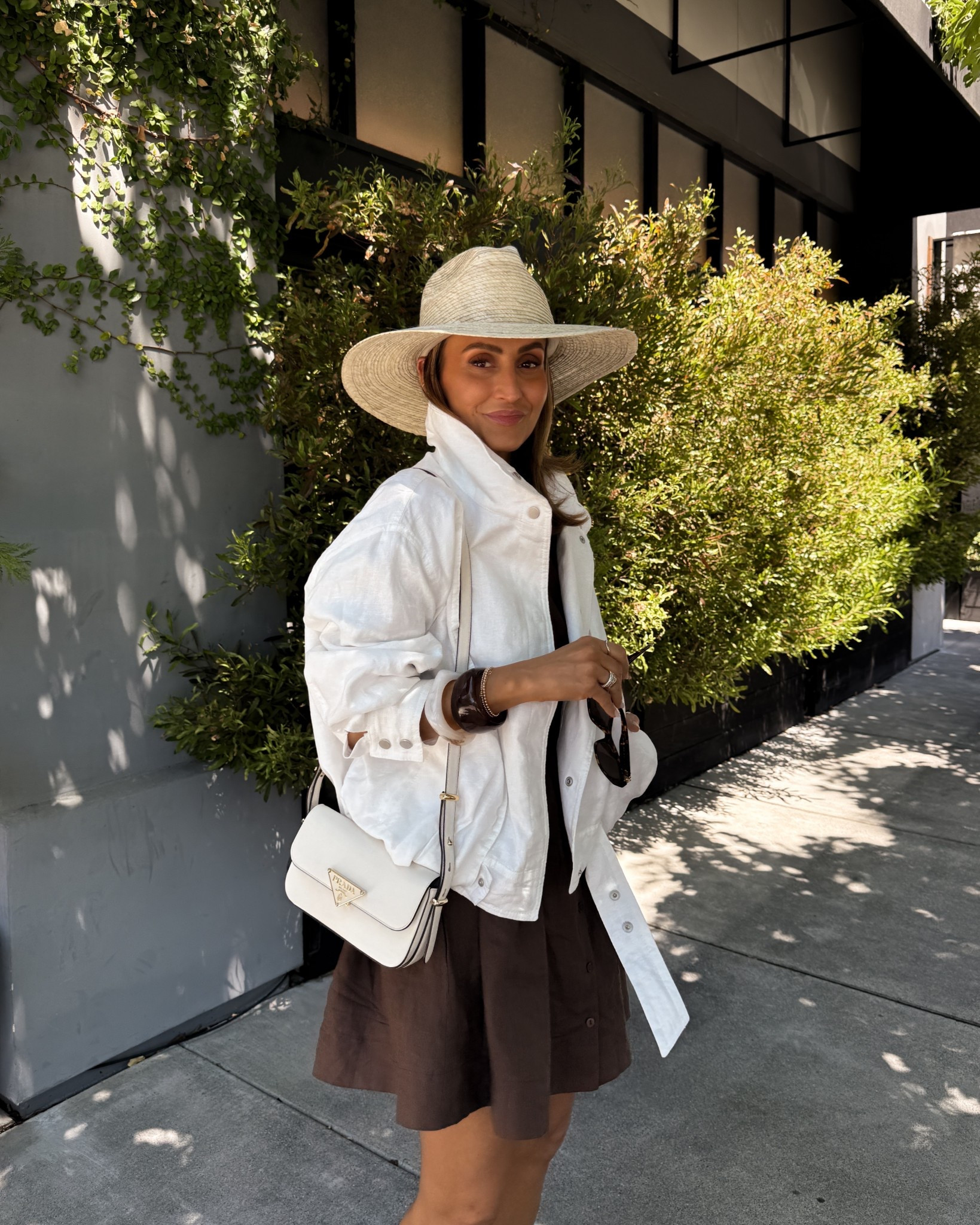 Linen dress XS and linen jacket small - straw hat and Prada bag 

#LTKSaleAlert #LTKBeauty #LTKStyleTip