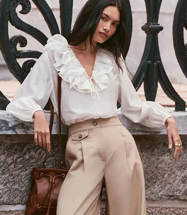 Fringe Faux Suede Shirt Jacket | LOFT