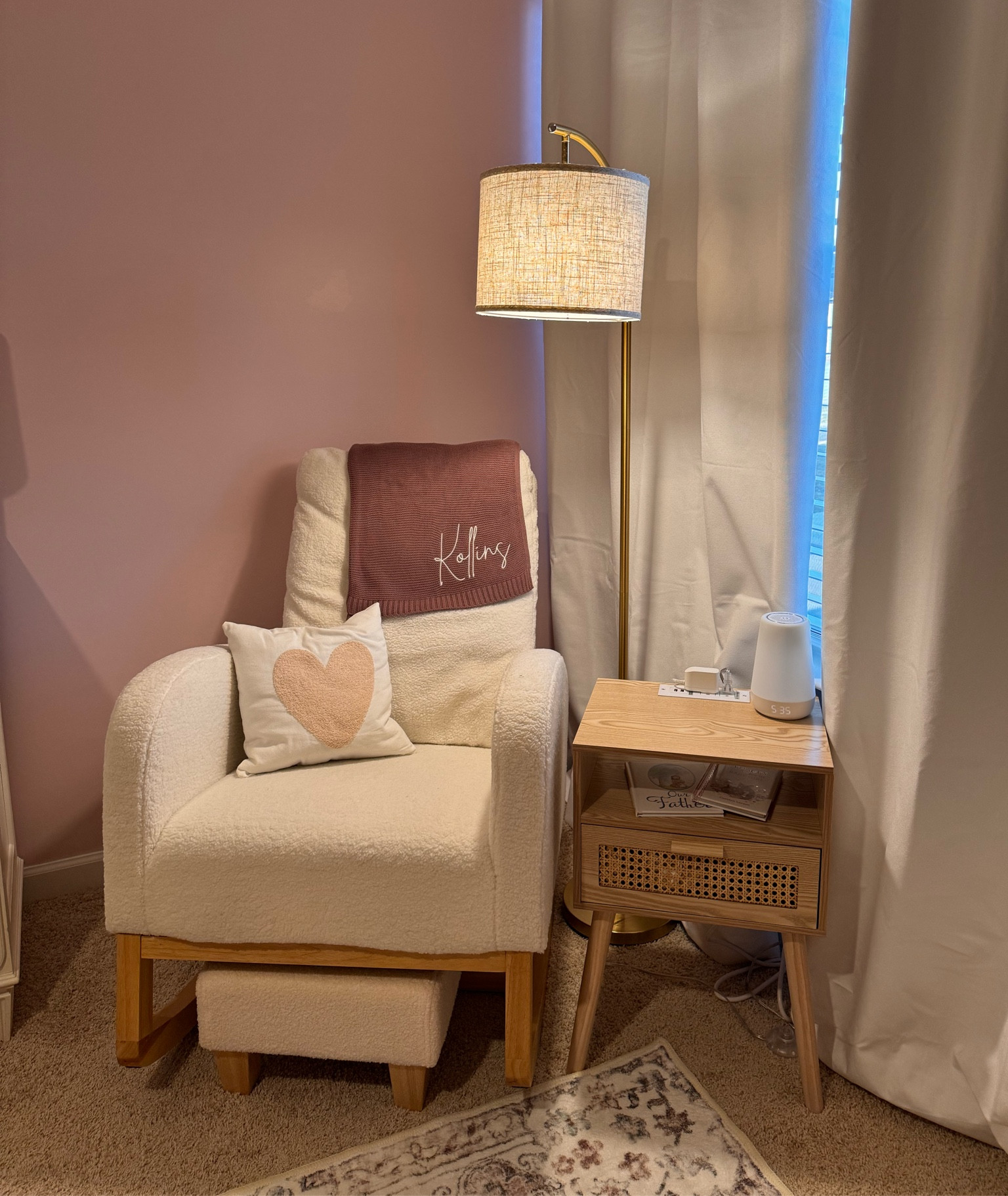 Coziest corner in the nursery 💕

#LTKhome #LTKsalealert #LTKbaby