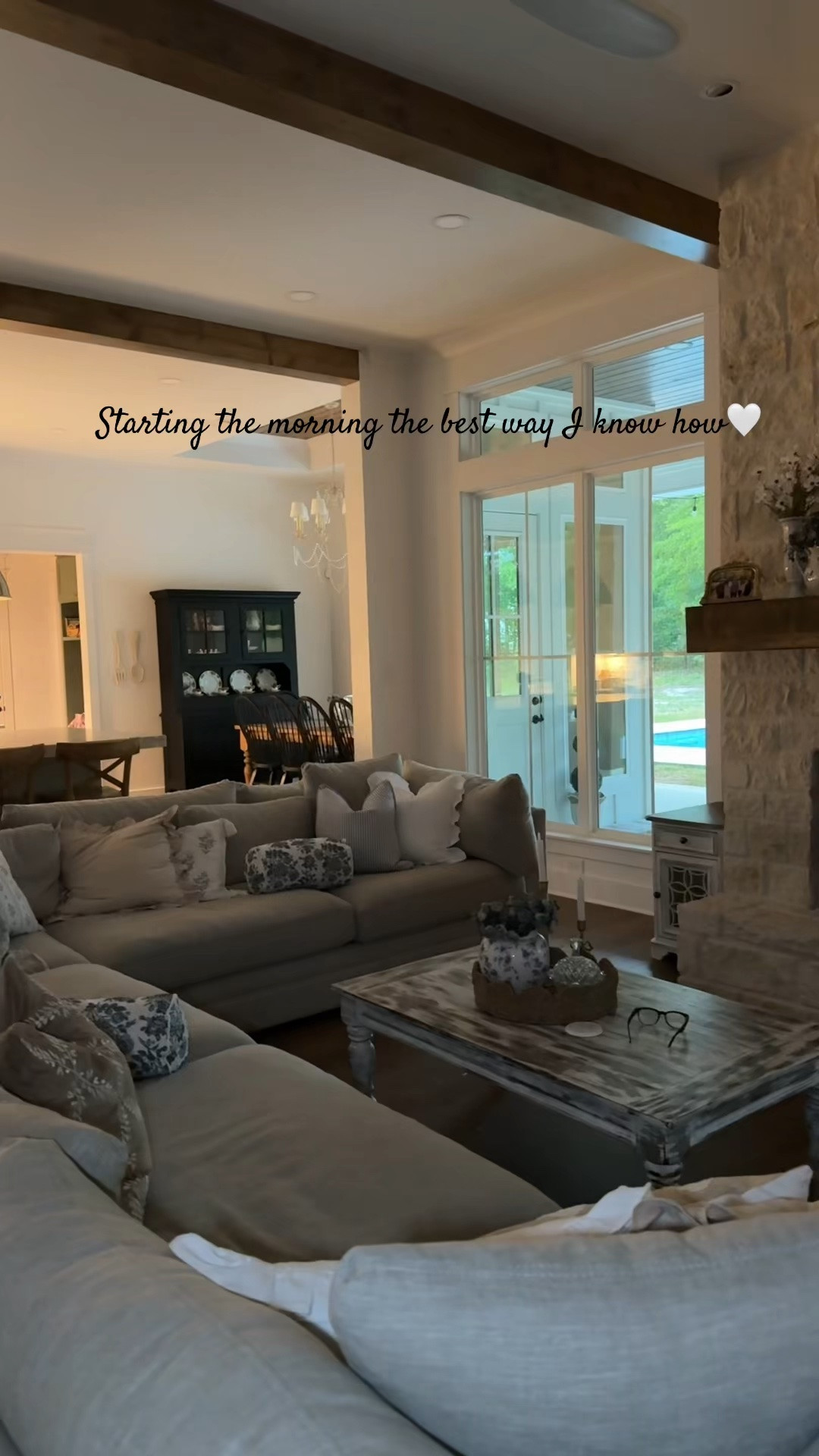 If you love what you see here… I’ve got it linked for you!  Cozy pillows, kitchen counter stylings, butler pantry coffee faves✨

Starting the day slowly and soaking in every cozy corner 🤍☕️ coffee always first!!

#slowliving #morningcoffee #coffeebar  #homesweethome #porchvibes

#LTKHome #LTKmorningroutine #LTKmomlife