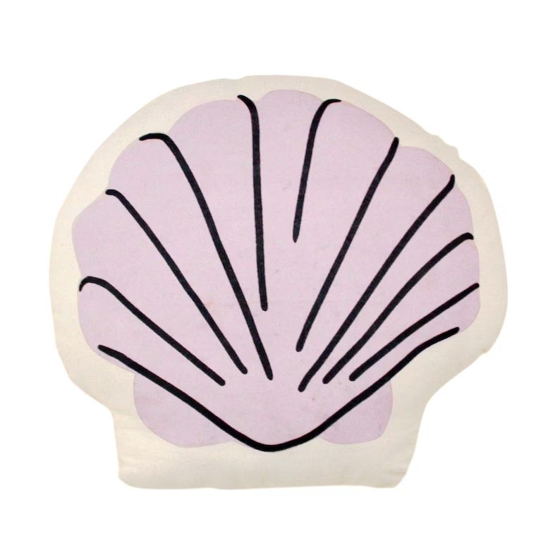 Shell Pillow - Boho Nursery | Purple Seashell Cushion| Kids Room Decor | Lavendar | Throw Pillow ... | Etsy (US)