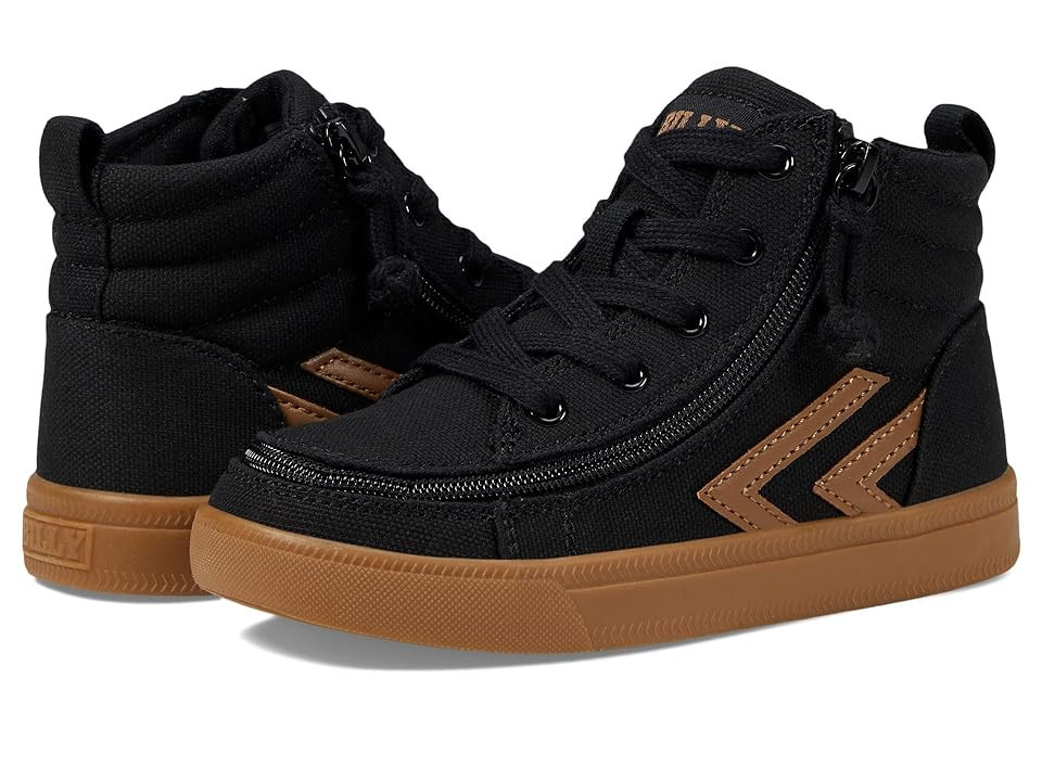 BILLY Footwear Kids CS Sneaker High (Toddler) (Black/Gum) Kid's Shoes | Zappos