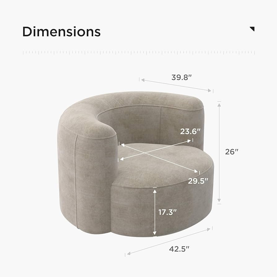 Acanva Luxury Modern Tight Curved Back Velvet Sofa, Minimalist Style Comfy Couch for Living Room ... | Amazon (US)