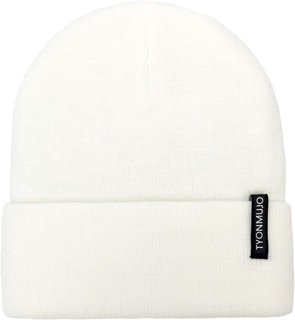 TYONMUJO Men's Knitted Cuffed Beanie Knit Hat | Amazon (US)