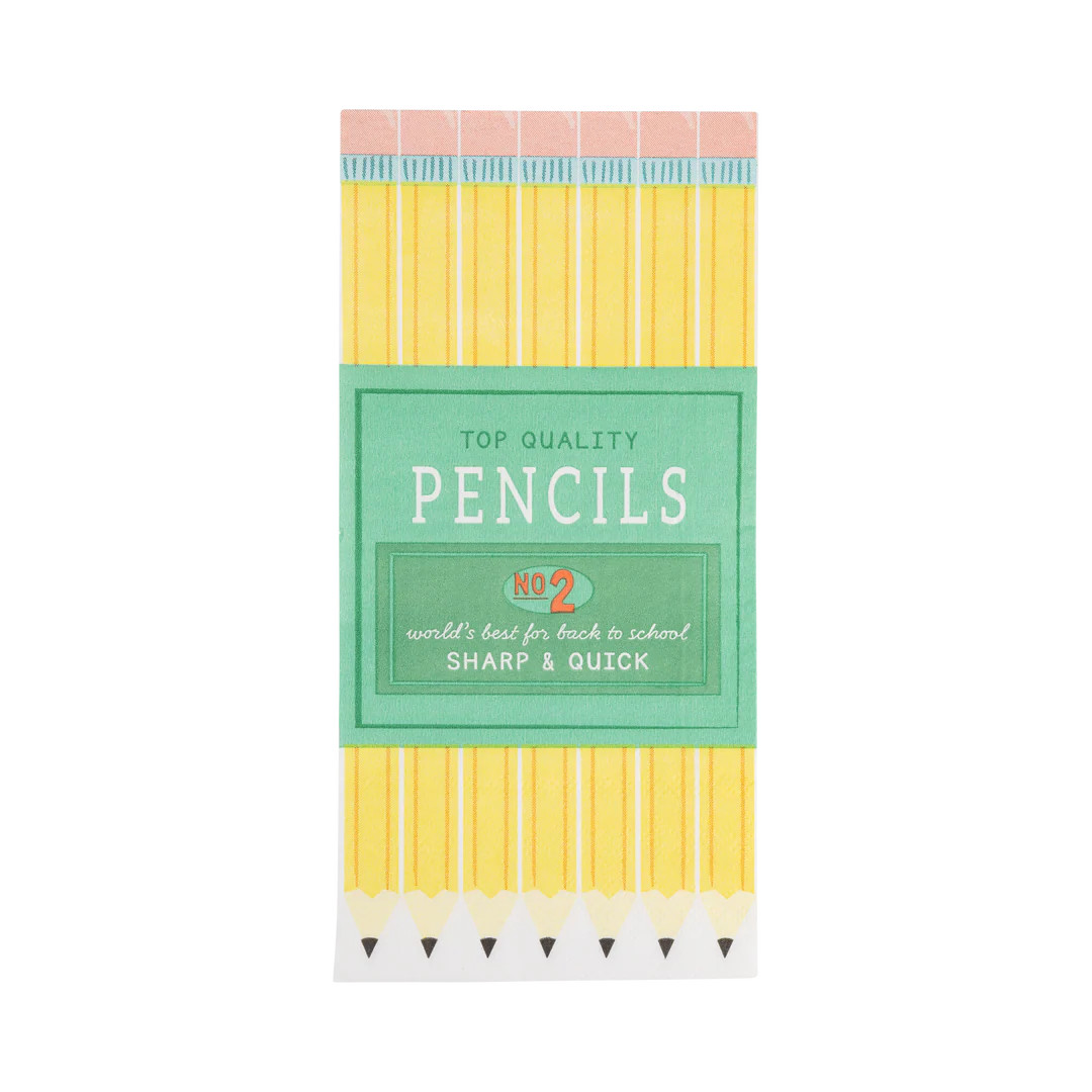 Occasions Pencils DinnerNapkin | My Mind's Eye