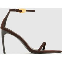 schuh Stylish Point High Heels in Brown | Schuh