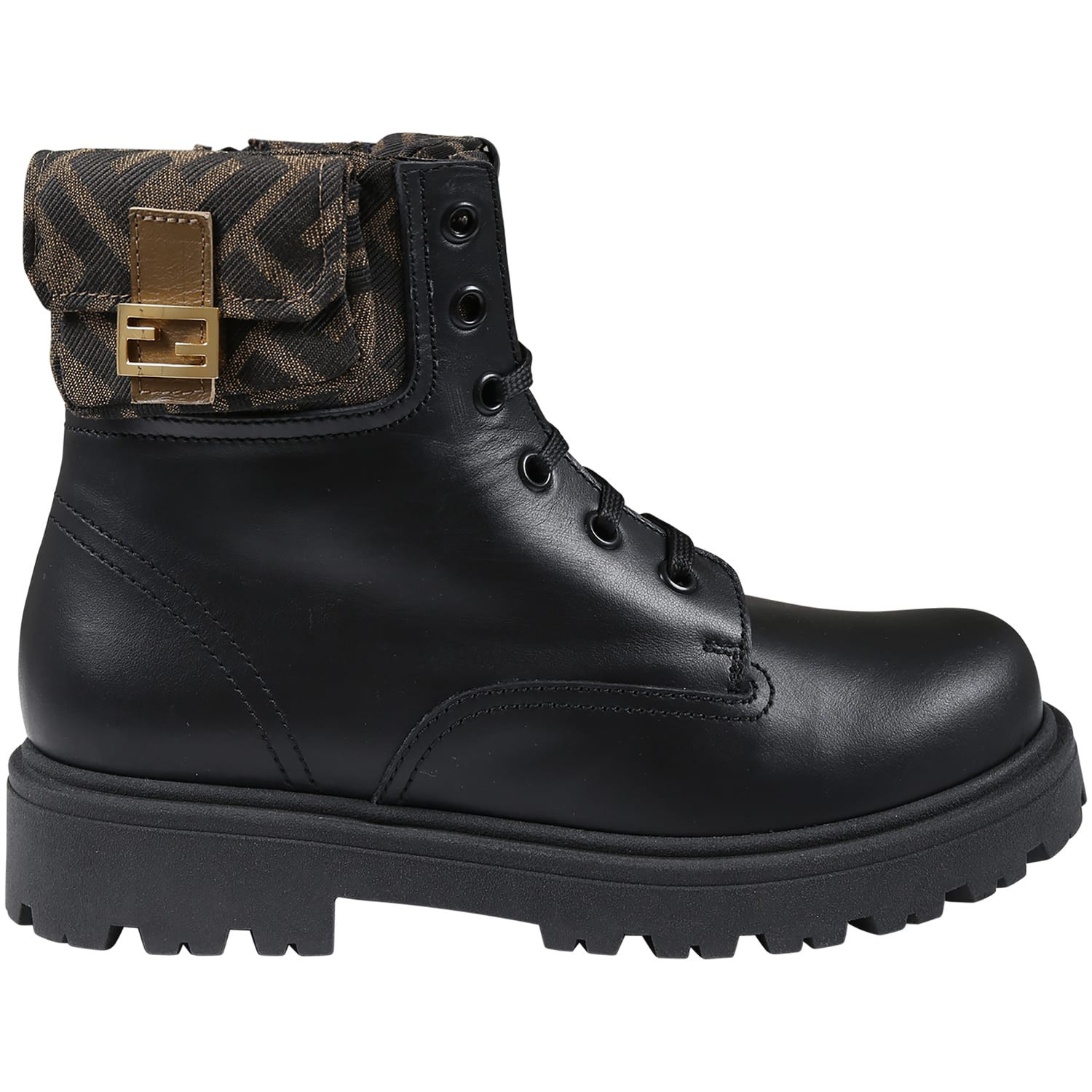 Fendi Black Boots For Kids | Italist.com US