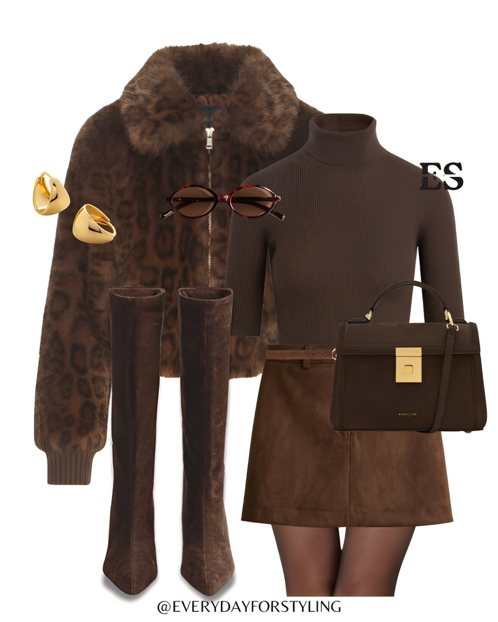 Brown turtleneck + suede skirt + leopard fur — soft, feminine, and effortlessly elevated 🤎

[ winter outfits, leopard fur jacket outfits, winter fashion inspo, brown aesthetic outfits, classy winter looks, elegant winter style, brown leather outfits, suede skirt outfit, knit sweater outfit, minimal winter outfits, feminine winter style, fashion inspo 2025, elevated winter style, street style winter, cold weather outfits, everydayforstyling ] 

#EverydayForStyling, #winteroutfitideas, #winterstyleinspo, #leopardjacket, #classywinterstyle, #elegantoutfits, #brownoutfitideas, #winterfashion2025, #chicwinterlooks, #neutralstyle

#LTKSaleAlert #LTKCyberWeek #LTKHoliday