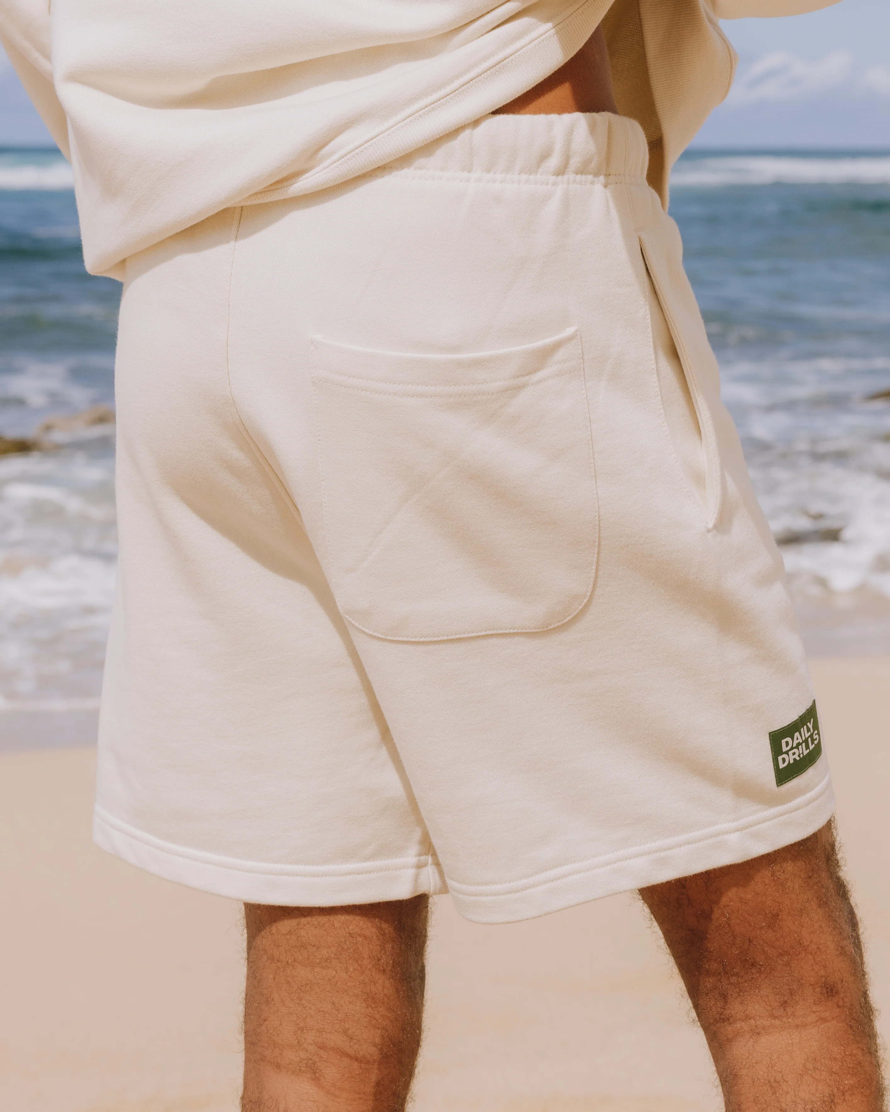 Mens Sweat Shorts - Sand | Daily Drills LLC