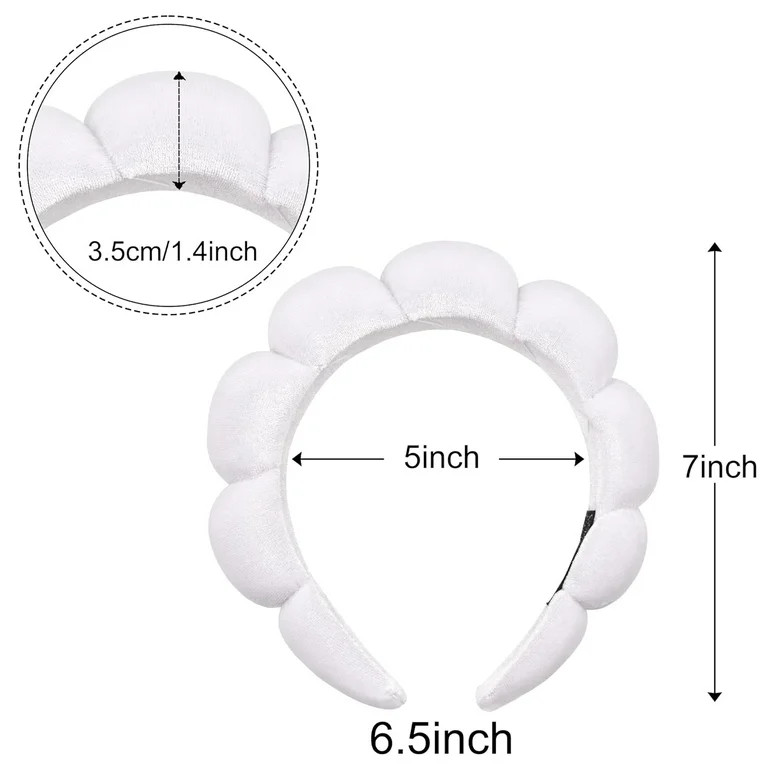 DADHOT Spa Headbands for Washing Face or Facial, Headbands for Women - Puffy Makeup Headbands for... | Walmart (US)