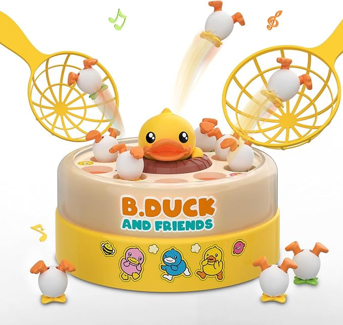 B.Duck Games for Kids Age 4-6, Board Games Bounce and Catch Duck Toys for Kids 4-8, Family Board ... | Amazon (US)