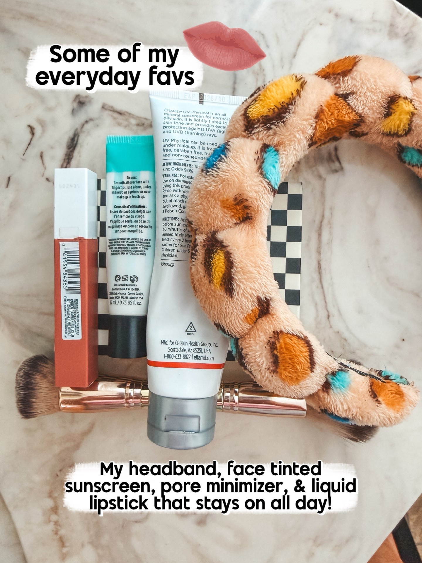 Some of my everyday favs I use! 
My lip color is suductress #65