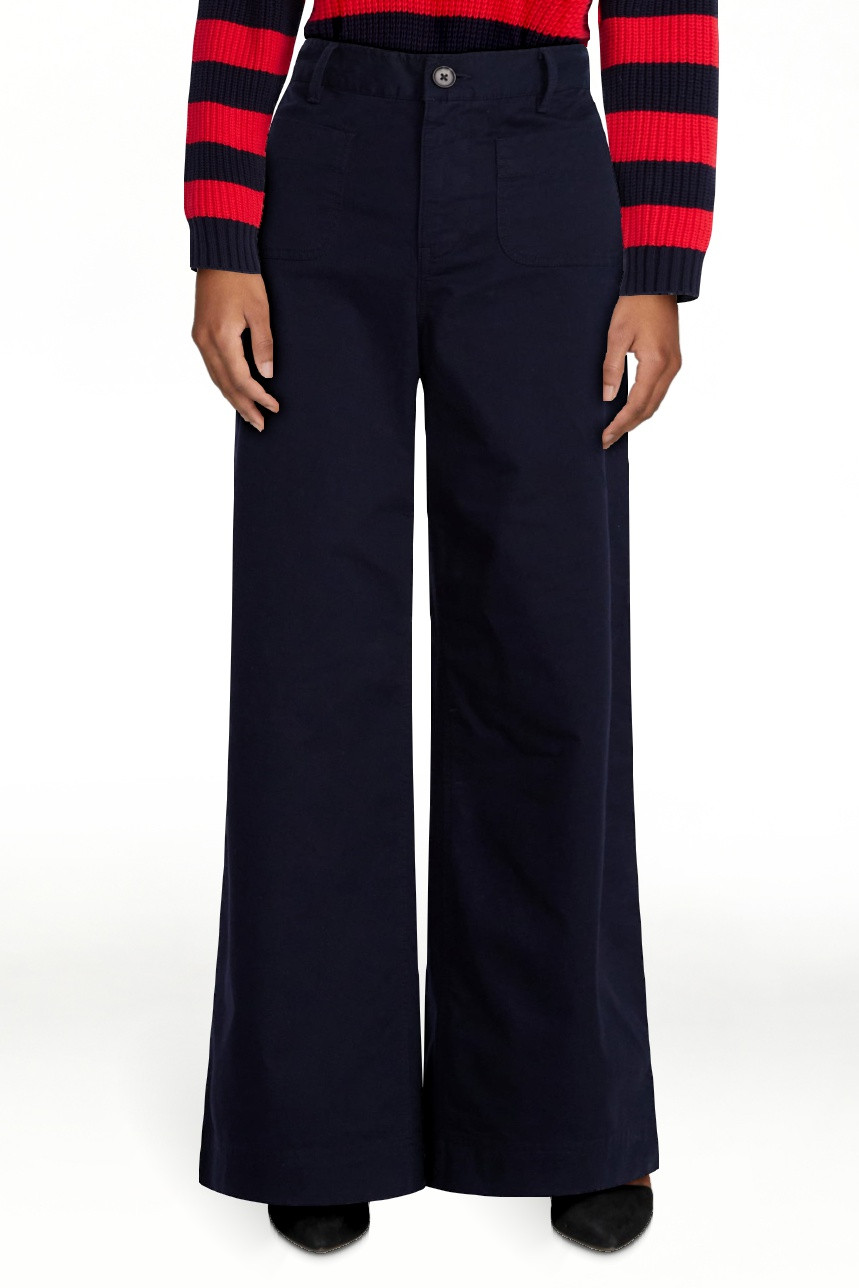 Free Assembly Women's and Women's Plus Patch Pocket Wide Leg Pants, 30”, 32” and 34” Inseam... | Walmart (US)