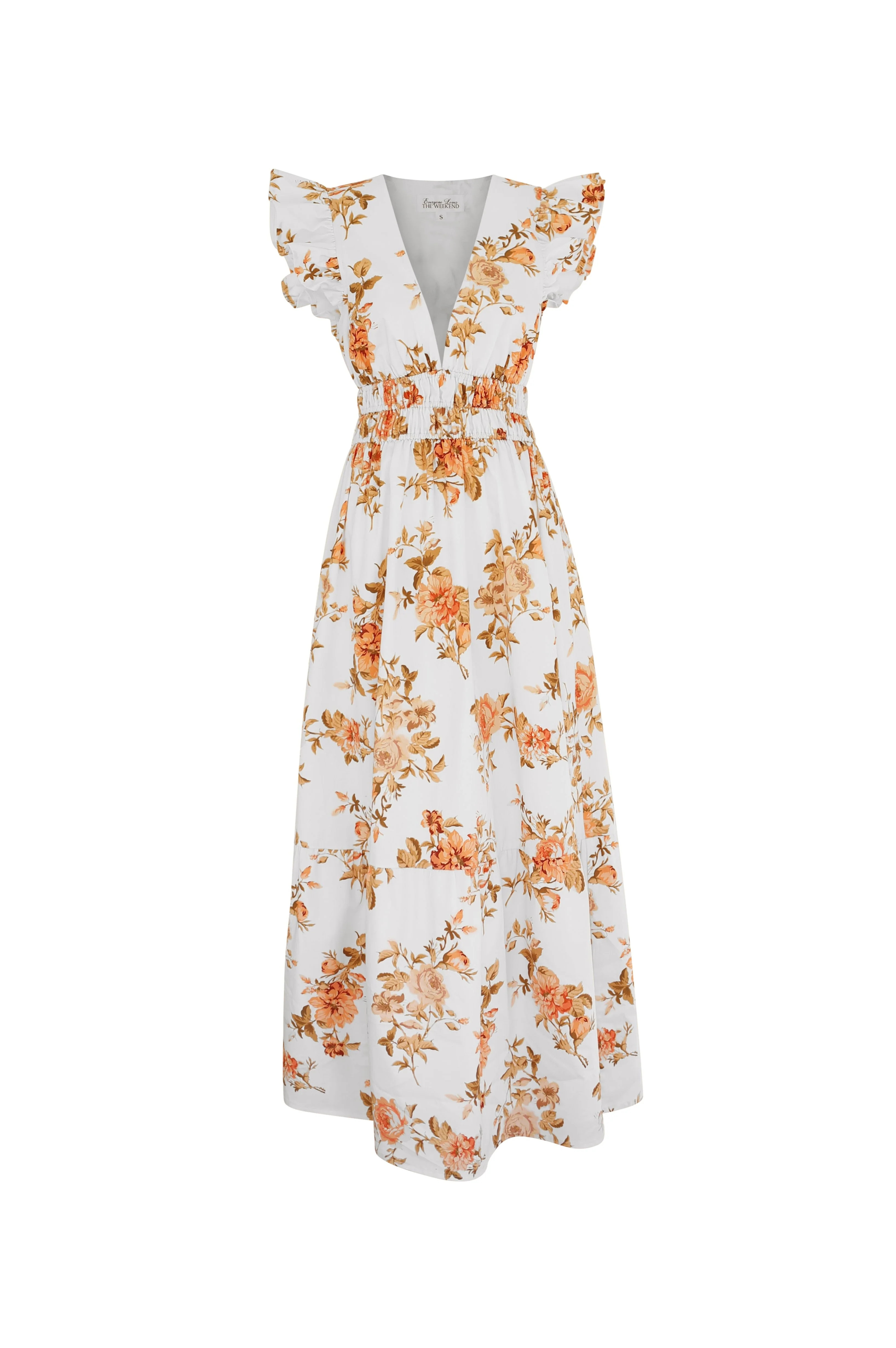 West Village Dress in Peach Floral | Everyone Loves The Weekend