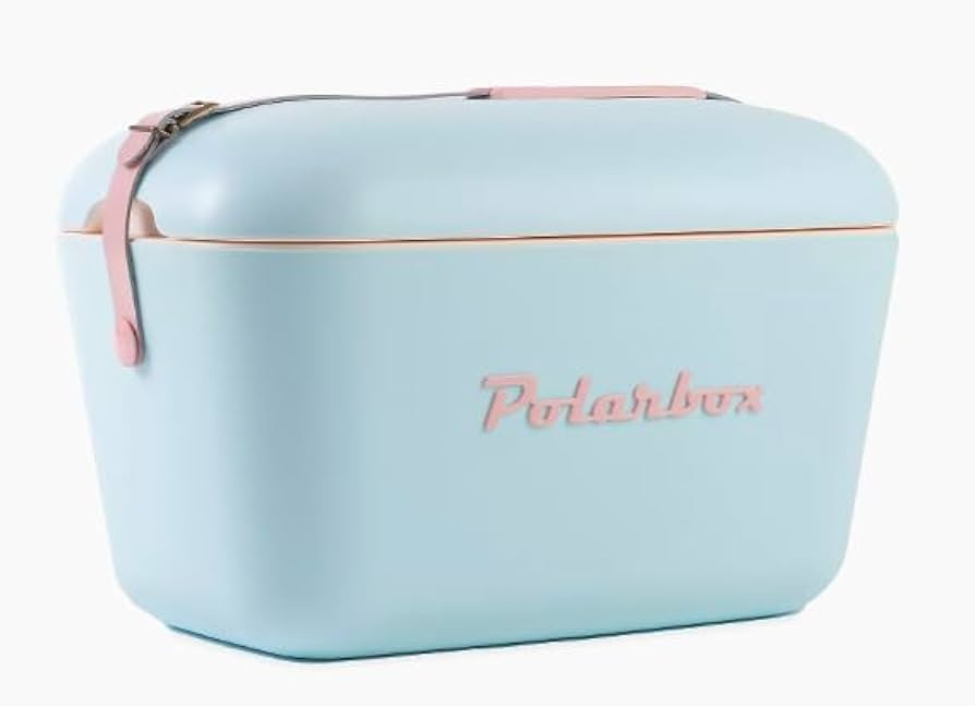 Polar Box Cooler (Baby Blue with Baby Rose Strap) | Amazon (CA)