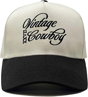 Funky Junque Two Tone Vintage Canvas Snapback Hats Men Women Trendy Embroidered Trucker Baseball ... | Amazon (US)