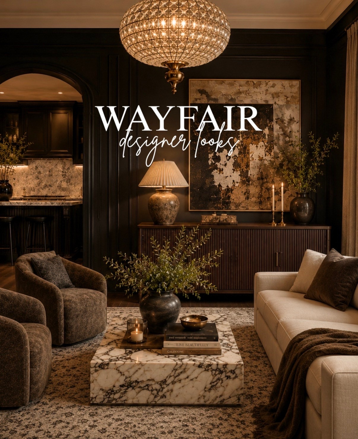 #ad Luxury looks, without the luxury price tag. Shop my @Wayfair living room favorites 😍
#wayfairpartner #wayfair
