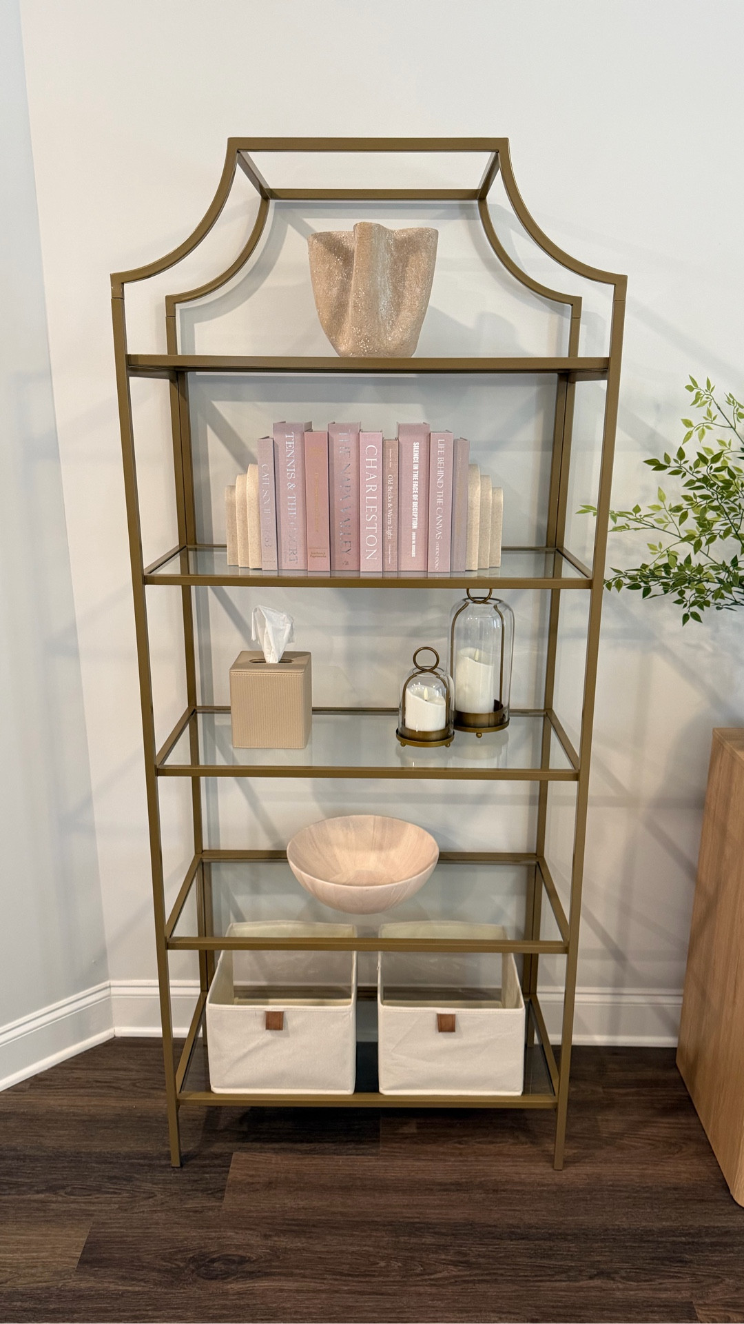 This is your sign to stop overthinking your shelves… and start doing this instead.

Sharing all the details from this neutral bookshelf styling moment—featuring a gold metal bookshelf, glass shelf decor, decorative neutral books, sculptural vase, woven storage baskets, and modern organic home accents.

I’m loving the mix of warm minimalism, soft neutral tones, and functional decor that makes styling feel elevated but still practical for everyday mom life.

Everything linked: neutral home decor finds, bookshelf styling pieces, and affordable modern decor from Amazon and Walmart 

neutral home decor | bookshelf styling | gold bookshelf | glass shelf decor | decorative books | sculptural vase | woven baskets | modern organic decor | warm minimalism | affordable home decor | living room shelf styling | aesthetic home styling



#LTKHome #LTKmomlife #LTKdayinmylife