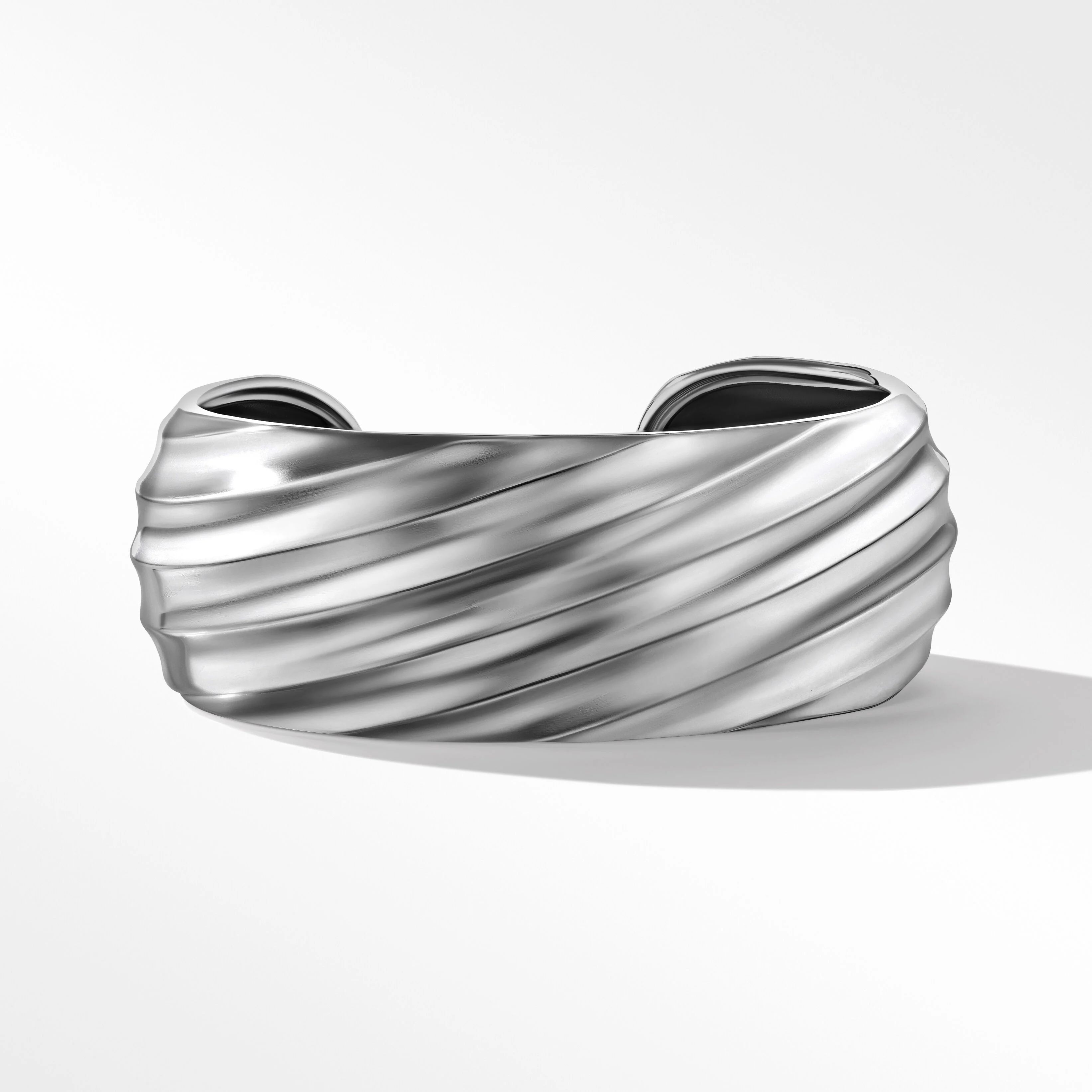 Cable Edge® Cuff Bracelet in Recycled Sterling Silver | David Yurman
