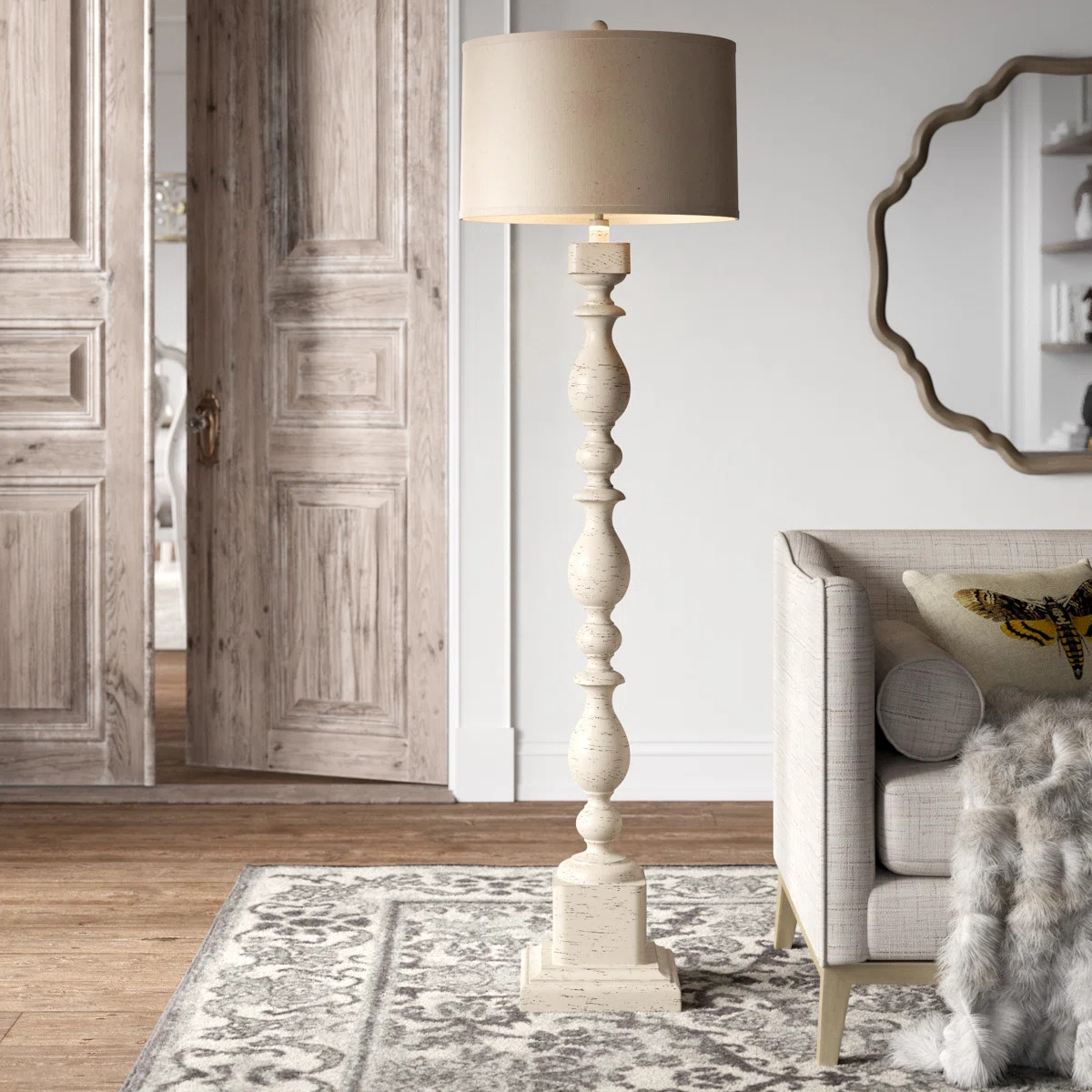 Melnick 66'' Traditional Floor Lamp | Wayfair North America