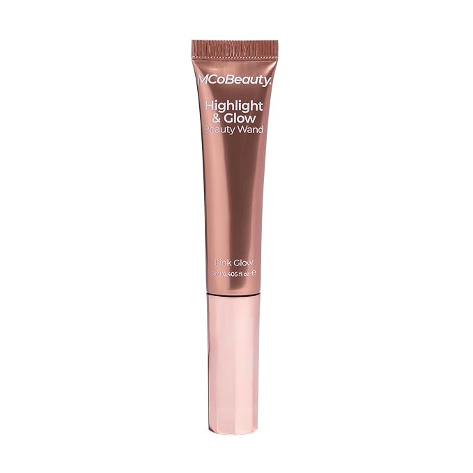 MCoBeauty Highlight & Glow Beauty Wand, Pink Glow, Luminous Highlight for Radiance Skin, Vegan, C... | Amazon (US)