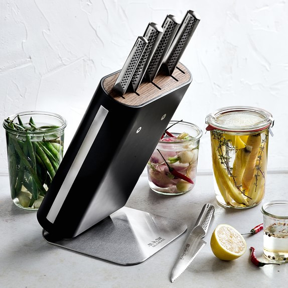 Global Ukon 6-Piece Block Knife Set | Williams-Sonoma
