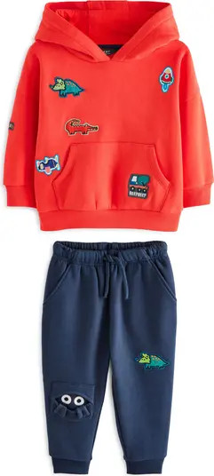 NEXT Kids' Patch Hoodie & Joggers Set | Nordstrom | Nordstrom