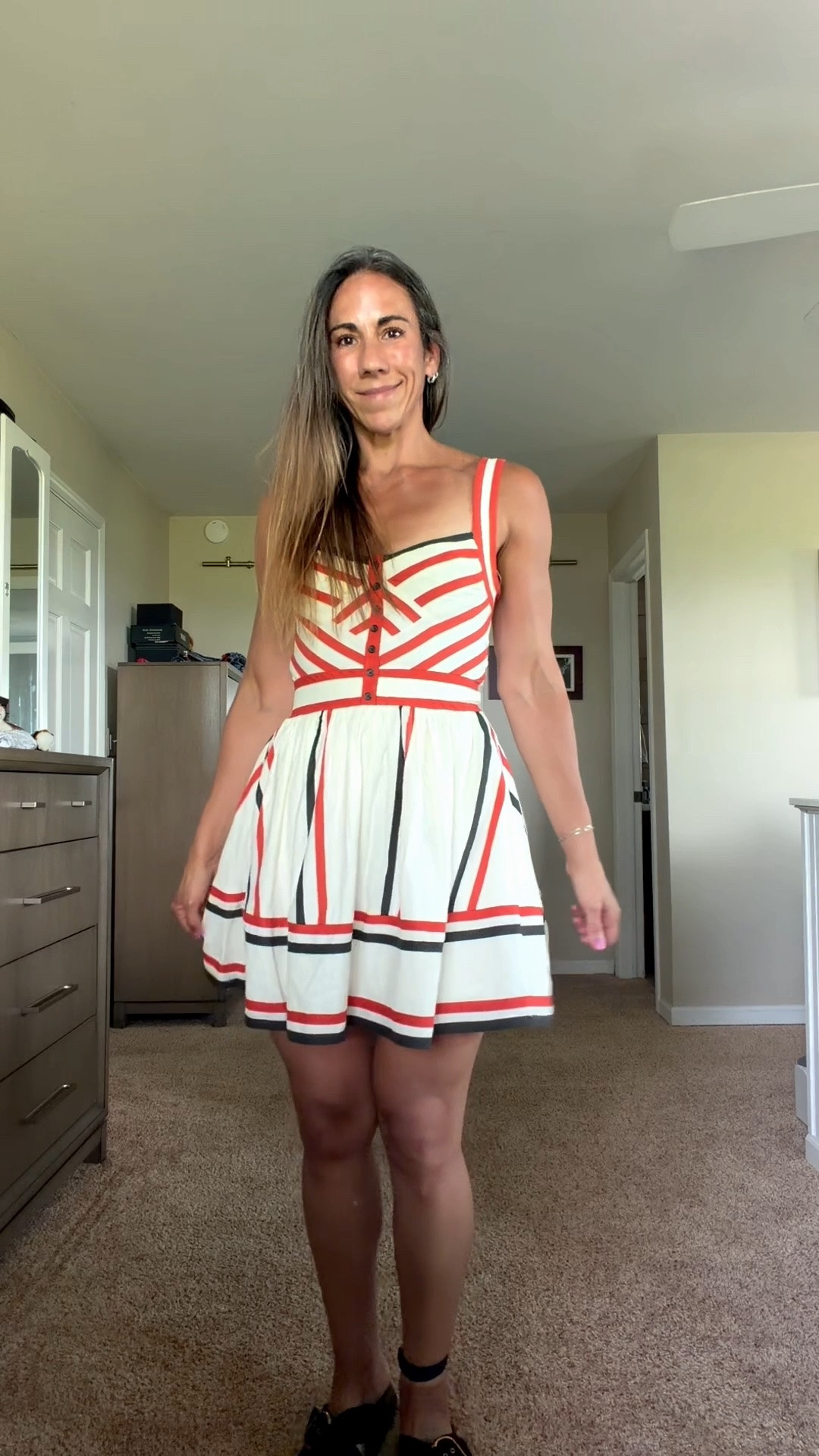 ❤️ One of my favorite summer dresses! The fit is so flattering and the twirl factor is 10/10.

Dress: XS
Sandals-8.5 - link coming soon!

#LTKgrwm #LTKOver40 #LTKWedding