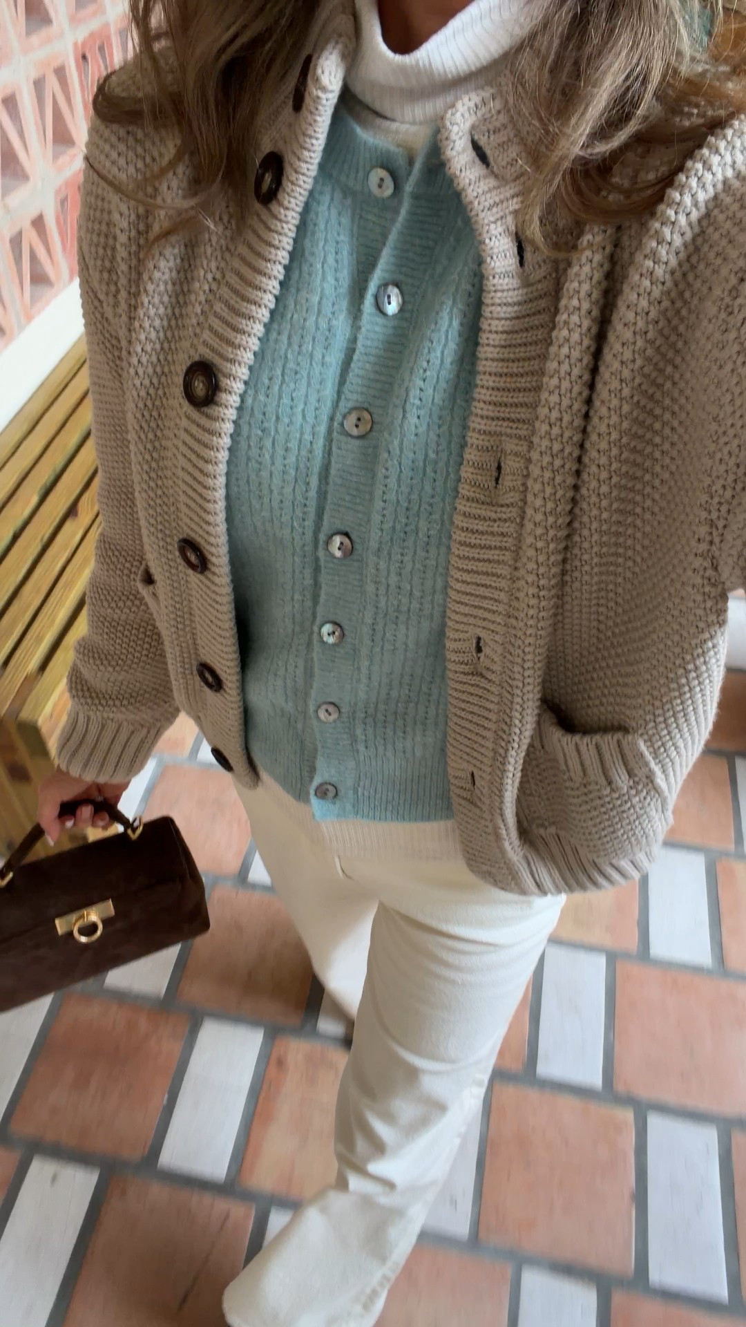 -Alice Walk cotton cardigan is thick and warm without being heavy. It’s a favorite I have in 3 colors. Sz S (I like it oversized a bit- TTS 
-Madewell teal pastel cardigan on sale sz S
-Ribbed turtleneck sz S 
-ecru jeans TTS
-Target flats TTS 


#LTKOver40 #LTKootd #LTKFindsUnder100