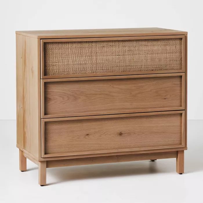 Wood & Cane Transitional Dresser - Hearth & Hand™ with Magnolia | Target