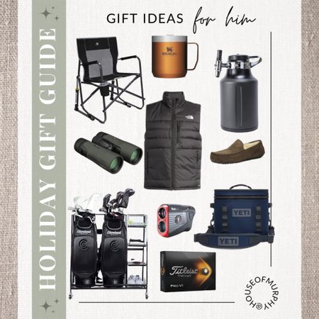 Gift ideas for the guy in your life.  Gold, camping, outdoors, sports, slippers

#LTKmens #LTKGiftGuide #LTKHoliday