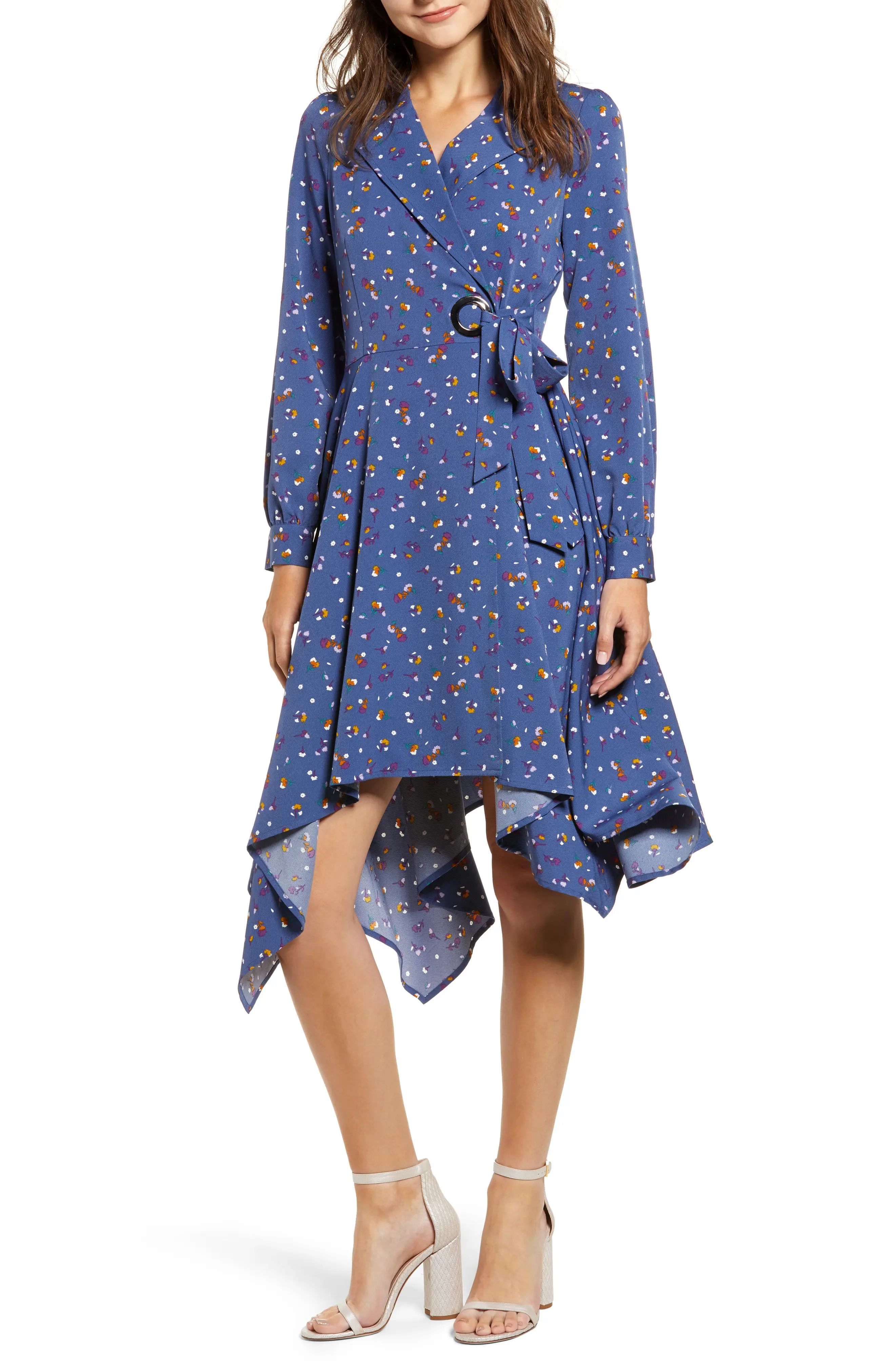 Chriselle Lim Wren Floral Print Trench Dress (Nordstrom Exclusive) | Nordstrom