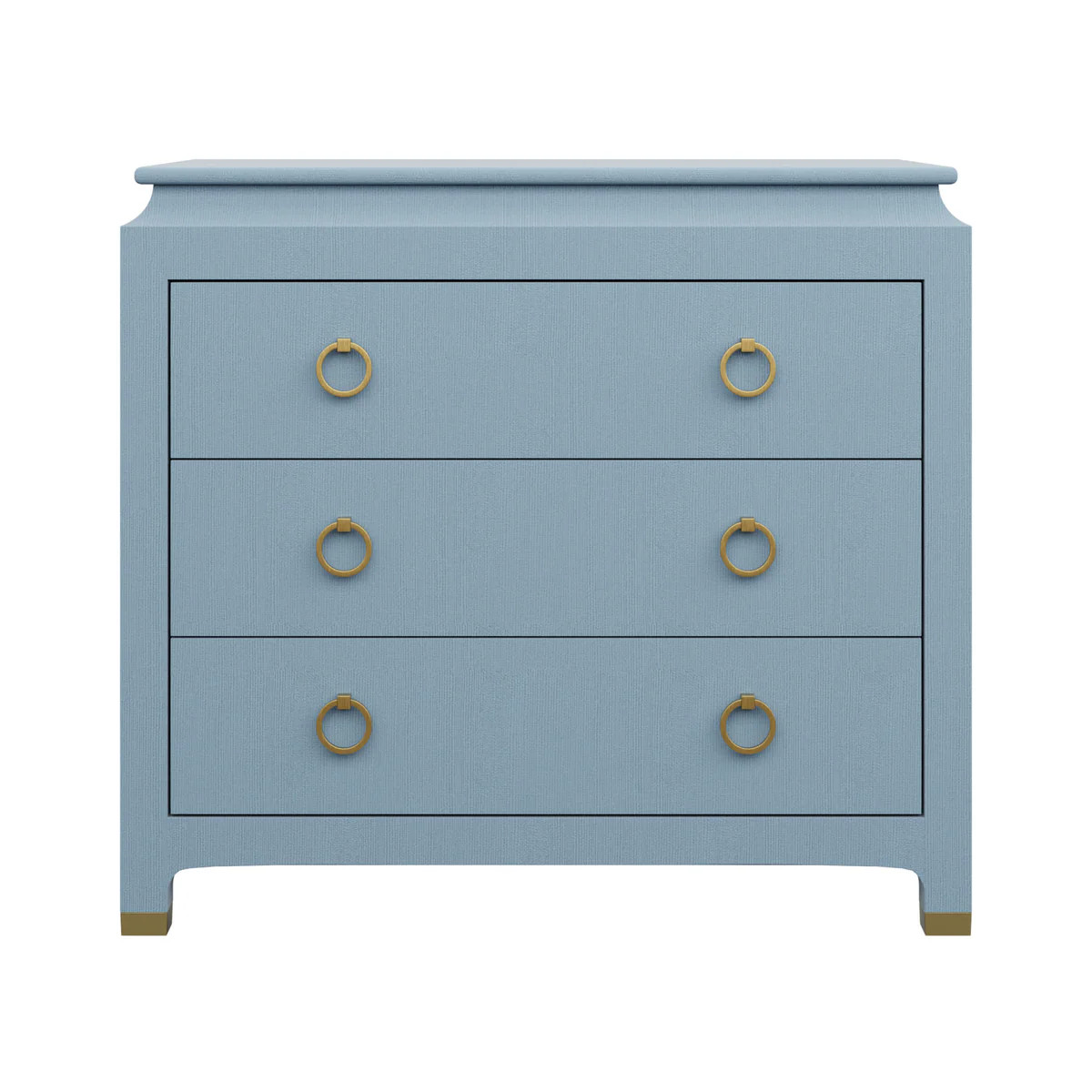 Sleuth Chest Large in Light Blue | Contemporary Linen Nightstand | Scout Design Studio