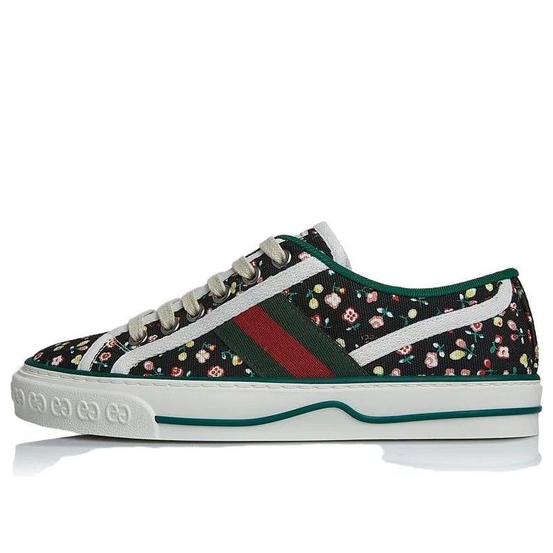 (WMNS) Gucci Tennis 1977 x Liberty of London 'Floral - Black' 606110-2IC10-1085 | KICKS CREW