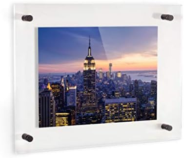 ArtToFrames Floating Acrylic Frame for Pictures Up to 16x20 inches (Full Frame is 20x24) with Bla... | Amazon (US)