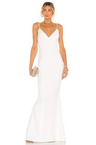 Katie May Bambina Gown in Ivory from Revolve.com | Revolve Clothing (Global)