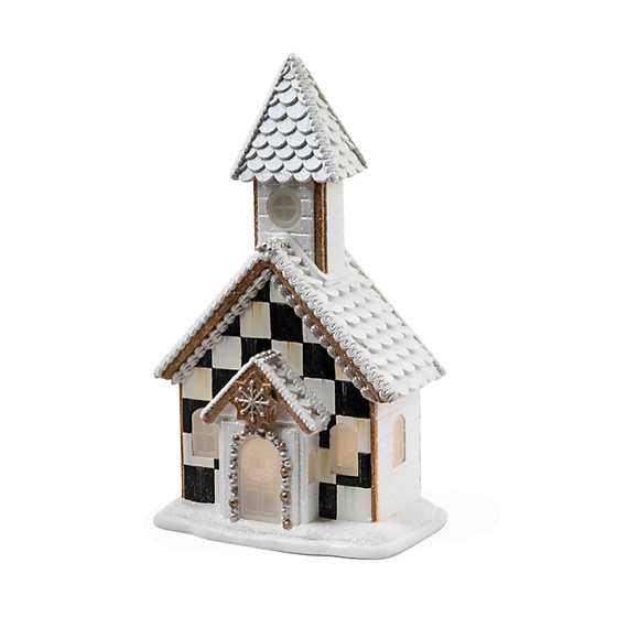 Gingerbread Illuminated Church | MacKenzie-Childs